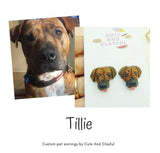** Customised Pet Earrings (Cat or dog) pls read description for info before you purchase