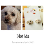 ** Customised Pet Earrings (Cat or dog) pls read description for info before you purchase