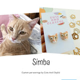 ** Customised Pet Earrings (Cat or dog) pls read description for info before you purchase